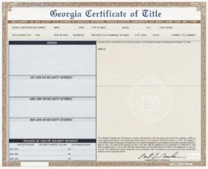 How to Replace a Lost Mobile Home Title in Georgia